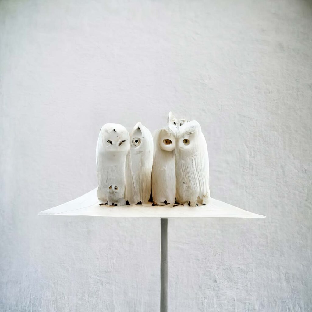 "Snow Owl 23" Created using Midjourney v2