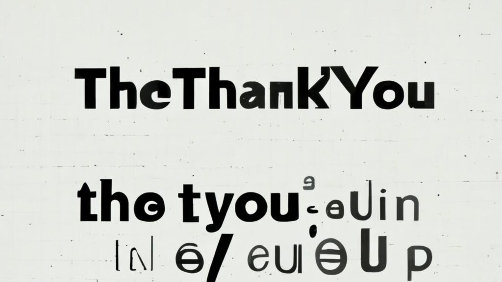 "Thank You 01" Created using Midjourney v2