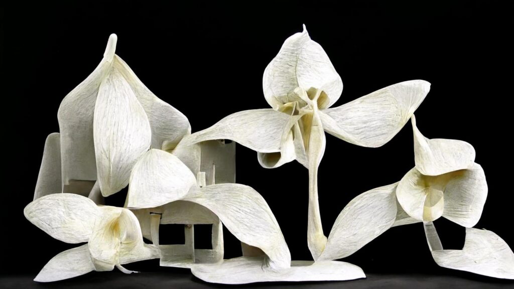 "Orchid Architecture 10" Created using Midjourney v2